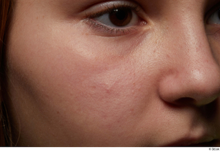 HD Face skin references Estefania Alvarado cheek nose skin pores…